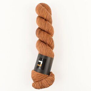 Dyed by Delz Twist DK Yarn Superwash Merino Wool Hand-Dyed Cardis Ochrrre